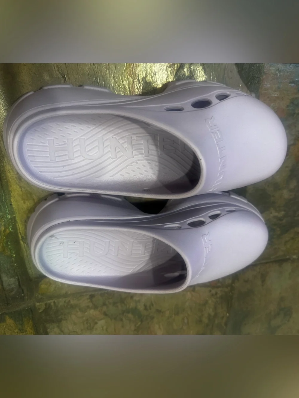 Hunter Lavendar Slip-On Clog